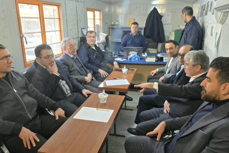 بازدید مدیرعامل و اعضای هیأت مدیره بیمه البرز از پروژه نگین البرز در مشهد مقدس