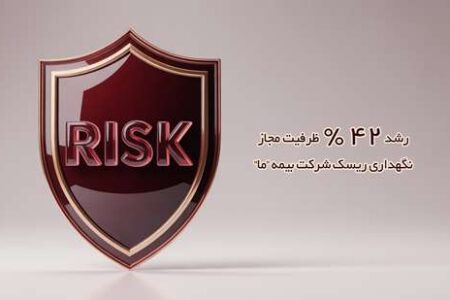 رشد ۴۲ درصدی ظرفیت مجاز نگهداری ریسک شرکت‌ بیمه ما