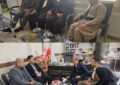 پیگیری پوشش خدمات بیمه ای به شهرداری جوانرود و خدمات درمانی به ایثارگران در سفر مدیر بیمه دی کرمانشاه به جوانرود