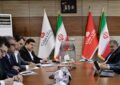 نشست مشترك مدیرعامل بانك ملت و رییس دانشگاه صنعتی شریف با موضوع حمایت از تولیدات علمی و فناورانه