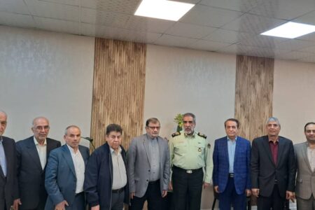 دیدار صمیمانه هیئت‌مدیره مؤسسه امنیت‌ساز امین استان تهران با فرماندهی انتظامی پایتخت