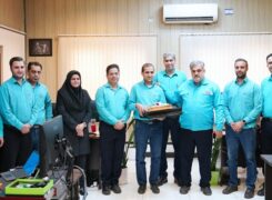 تجلیل از مدافعان سلامت و همکار روشن‌دل شرکت فولاد کاوه جنوب کیش